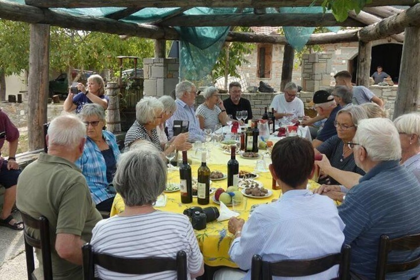 Winetasting tour in Alpeta winery - Roshnik village by 1001 Albanian Adventures