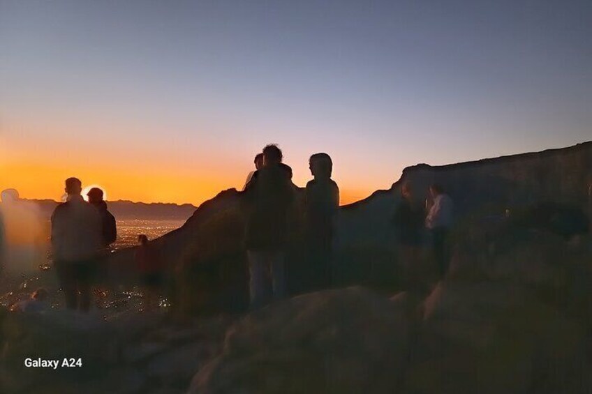 Just before sunrise