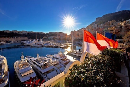 Voyage de Nice à Monaco avec une visite à pied