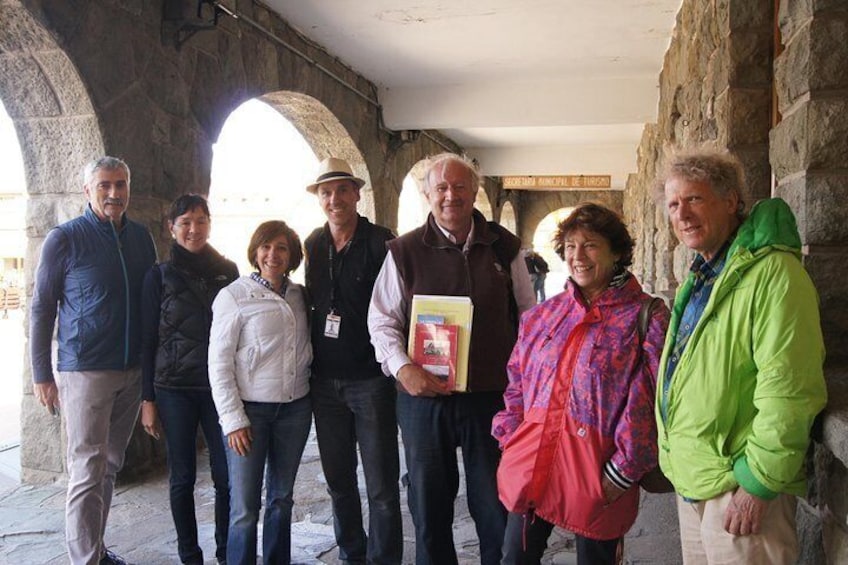 A group during the German footprint excursion.