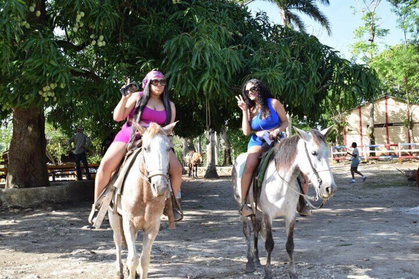 5 in 1 - HorseRiding /Cacao Farm /City Tour / Zipline /Dune Buggy