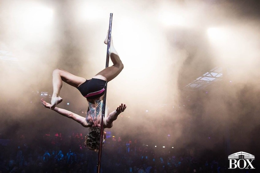 60 minutes acrobatic pole dancing at Sportief Paaldansen