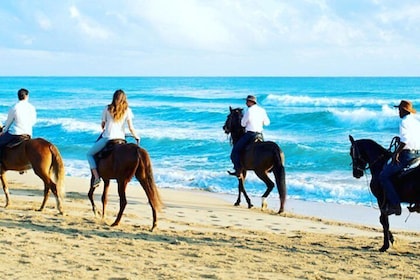 Équitation sur une plage de Punta Cana