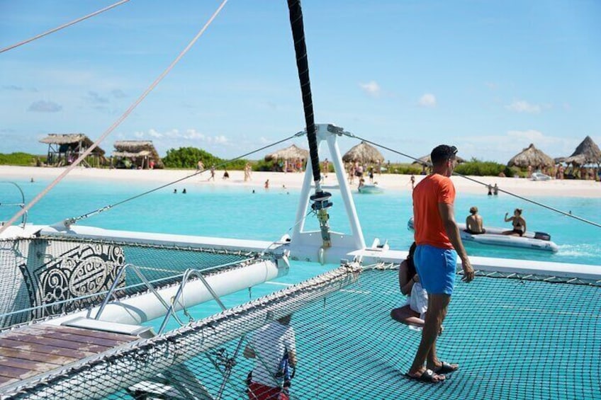 Arrival at Klein Curacao