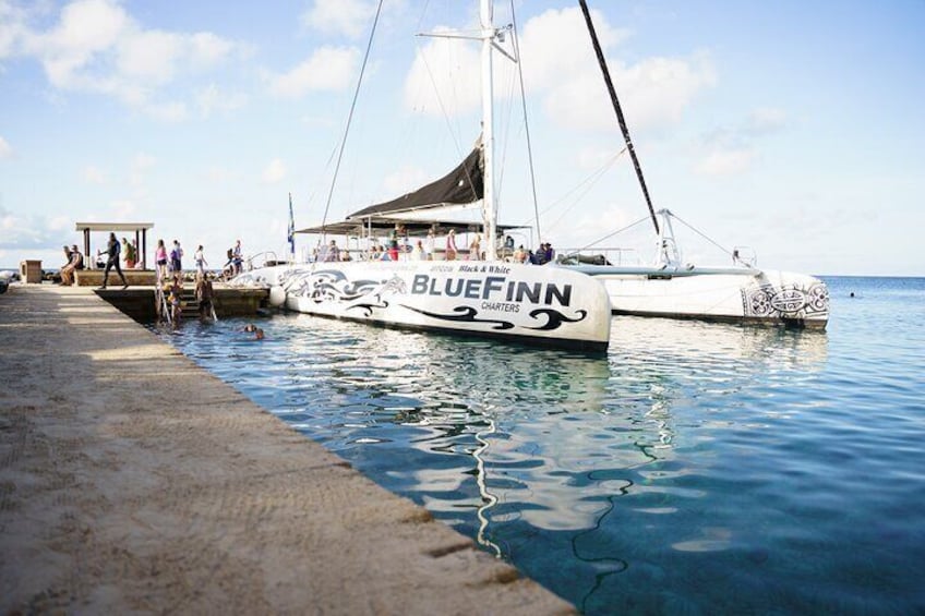 Our meeting point at Jan Thiel Beach