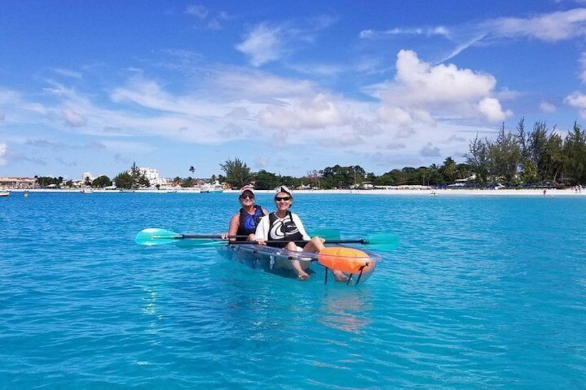 Carlisle Bay Clear Kayak Shipwreck Tour