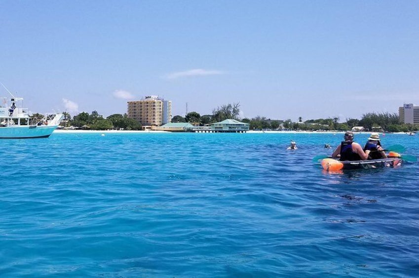 Carlisle Bay Clear Kayak Shipwreck Tour