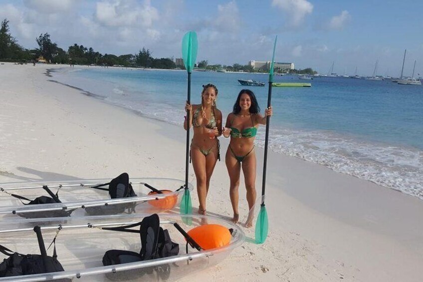 Carlisle Bay Clear Kayak Shipwreck Tour