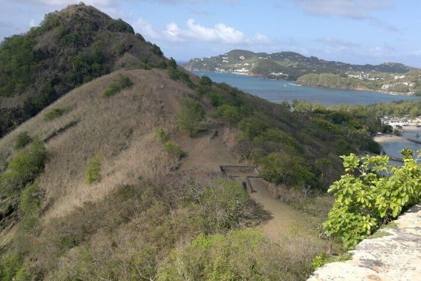 St. Lucia Tours- Fort Rodney Hiking