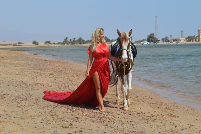 Horseback Riding Tour Desert & Beach at Nabq bay - Sharm ElSheikh