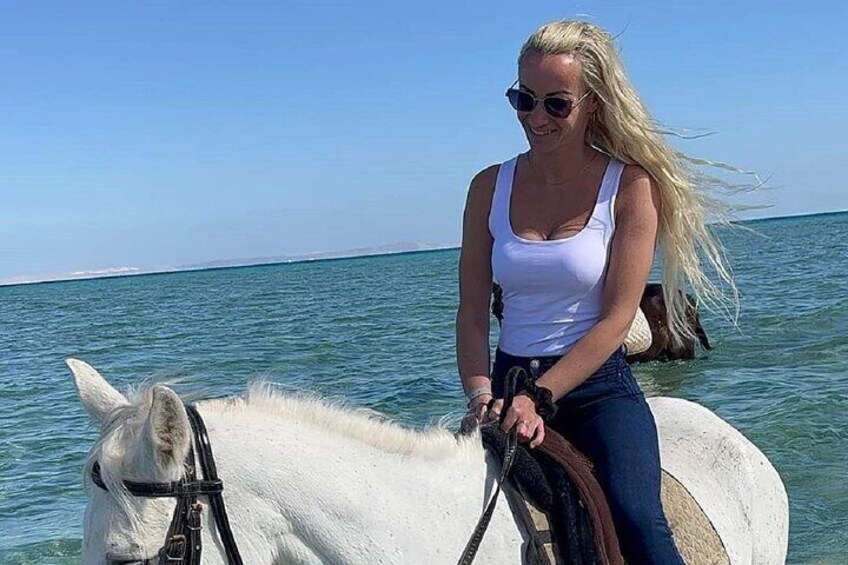 Horseback Riding Tour Desert & Beach at Nabq bay - Sharm ElSheikh