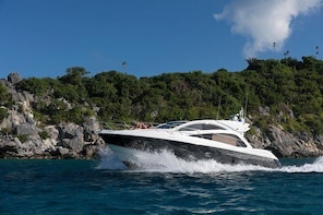 Full Day Private Luxury Yacht Charter in USVI and BVI on our 53' Sunseeker