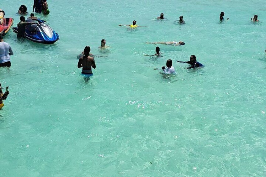 Glass Bottom Nylon Pool Tour in Buccoo Reef