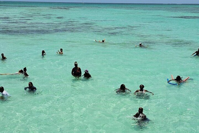 Glass Bottom Nylon Pool Tour in Buccoo Reef