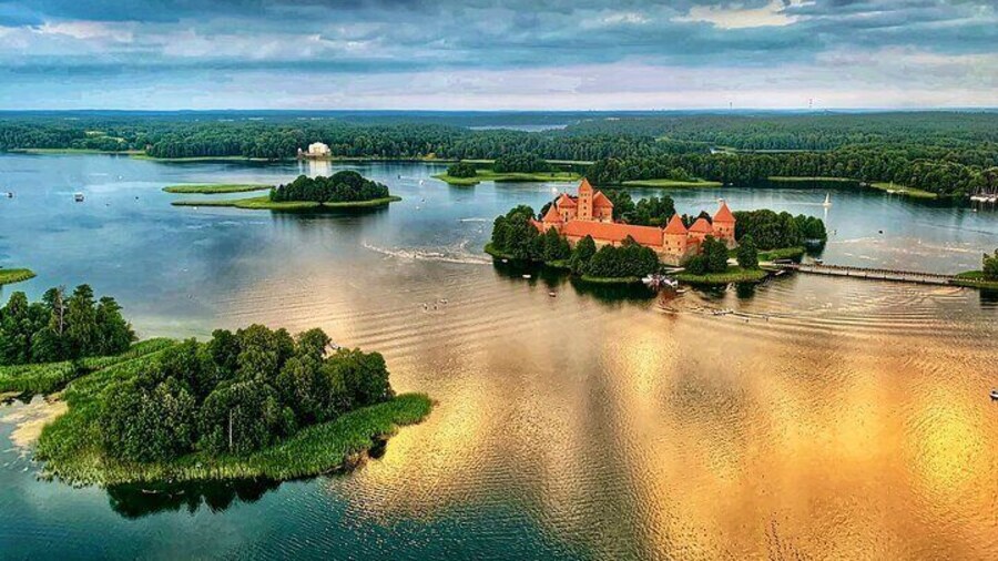 Trakai Island Castle is the pride of Lithuanian history
