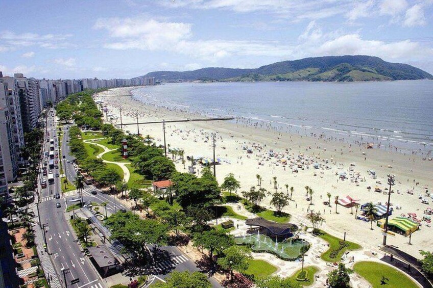 Santos beach area