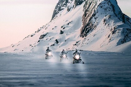 Golden Circle Super-Jeep Tour and Snowmobiling from Reykjavik