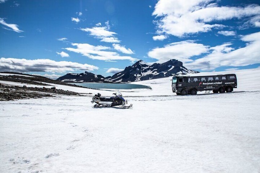 Ice Cave & Snowmobile Tour from Gullfoss