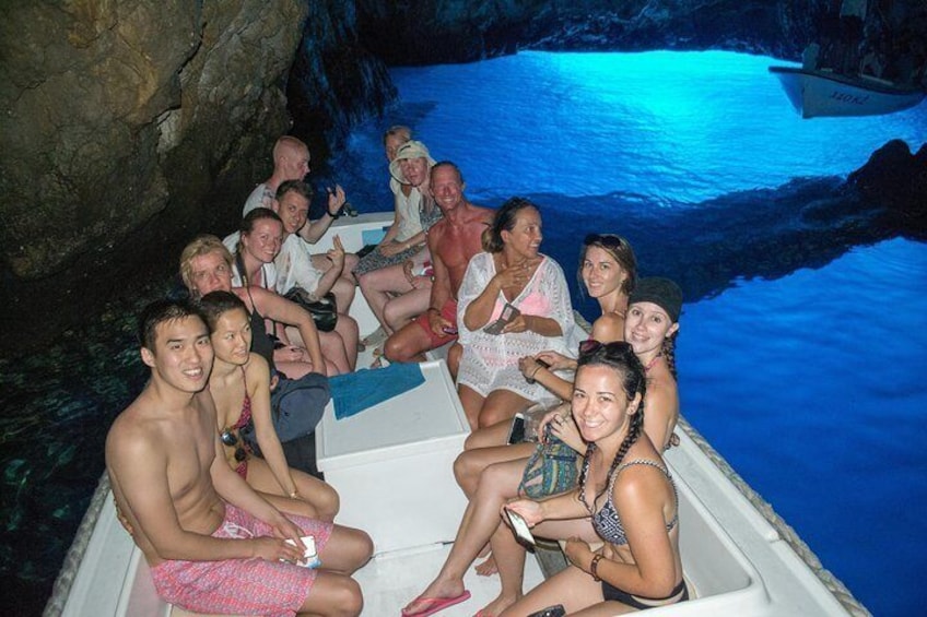 Inside the Blue cave