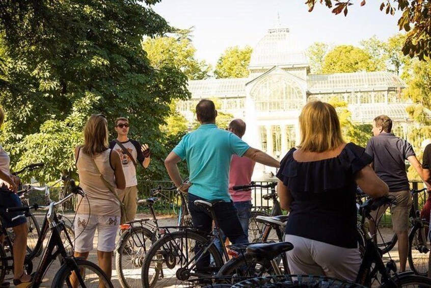 Retiro park in front of Cristal Palace