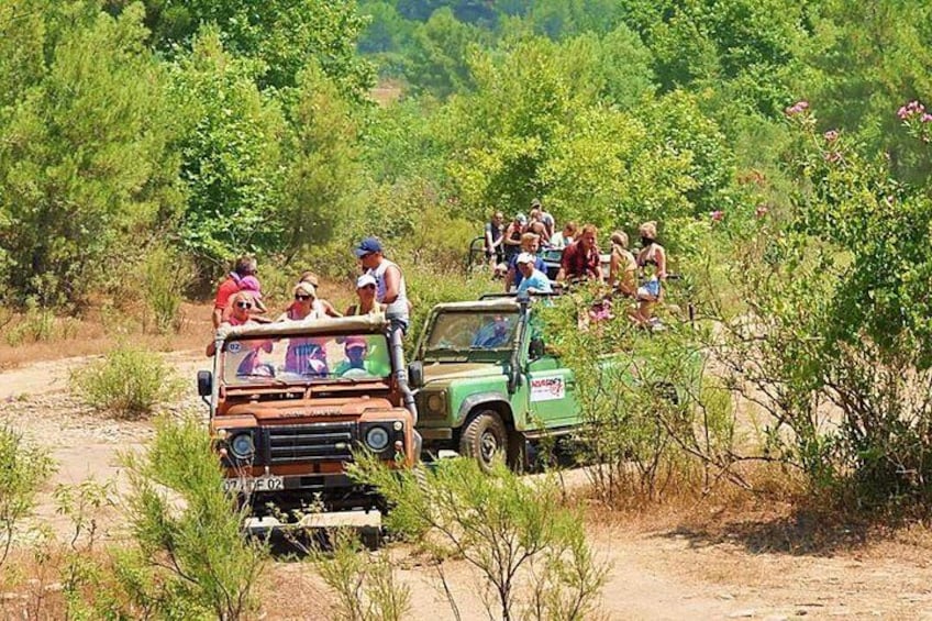 Alanya Jeep Safari with Dim River Lunch and Dim Cave