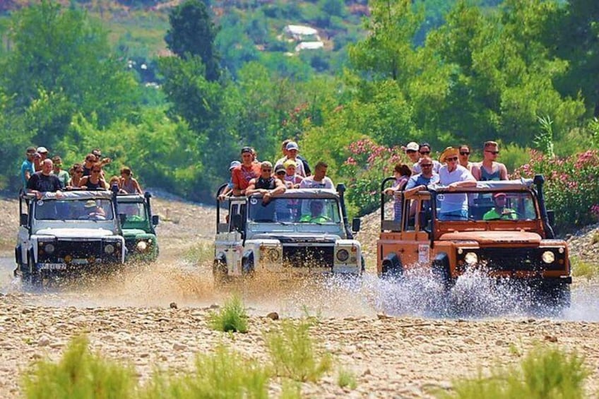 Alanya Jeep Safari with Dim River Lunch and Dim Cave