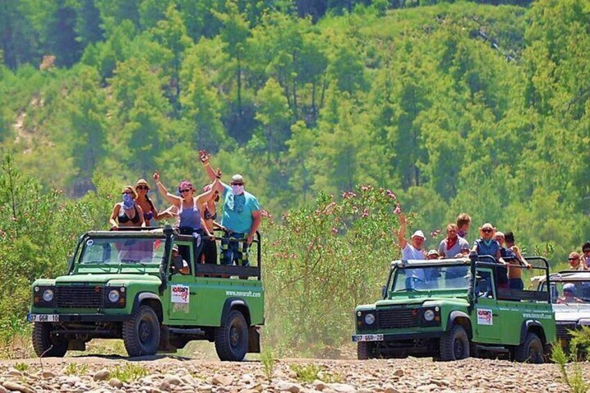 Alanya Jeep Safari with Dim River Lunch and Dim Cave