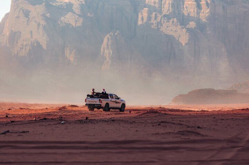 jeep in the desert