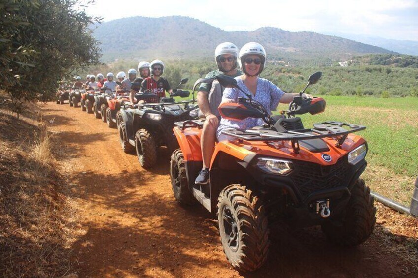 Half Day 55 Km Quad Safari Rethymno Crosscountry Experience