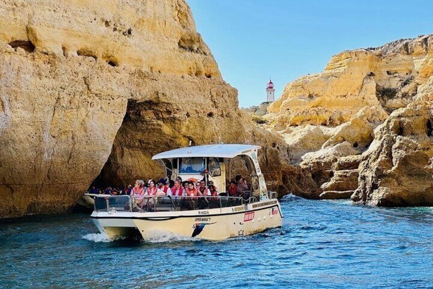 2 Hours Cruise Portimão to Benagil Cave & Marinha Beach