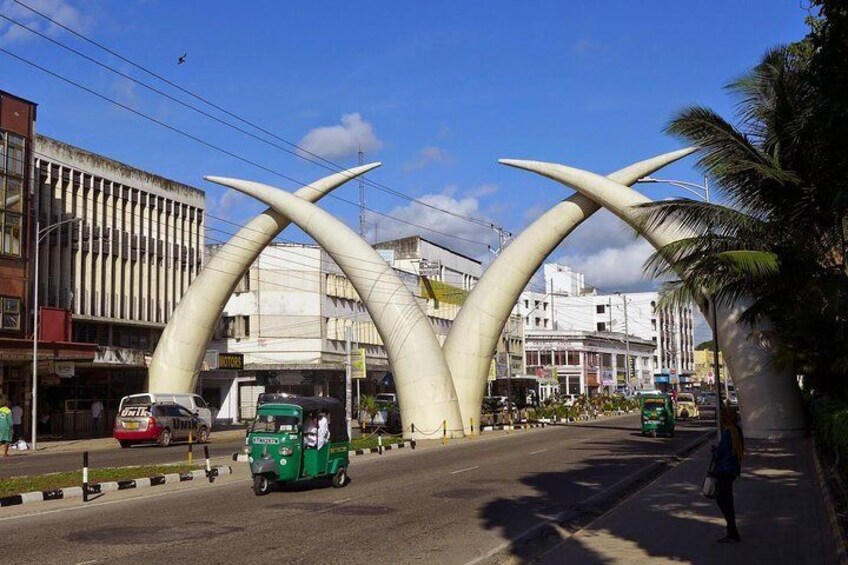 Tusks in the middle of the City