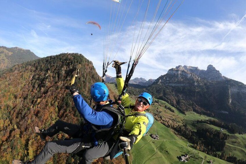 Tandem Flight Zurich-Engelberg