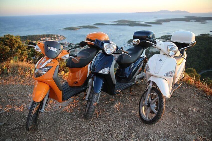Show item 2 of 6. Scooter 50cc rental Hvar