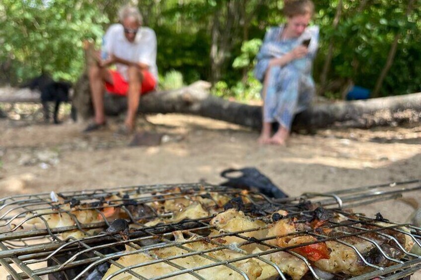 Grilled Seafood on the Beach (optional)