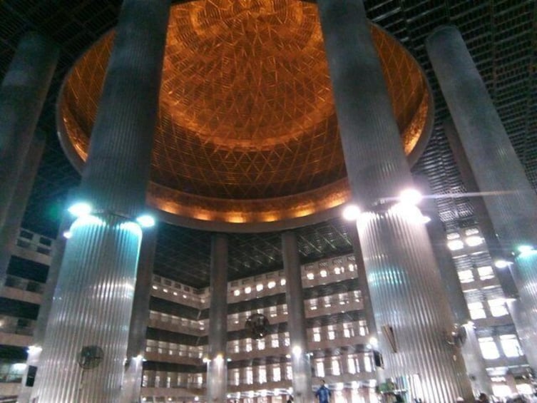The biggest Mosque Istiqlal in Southeast Asia