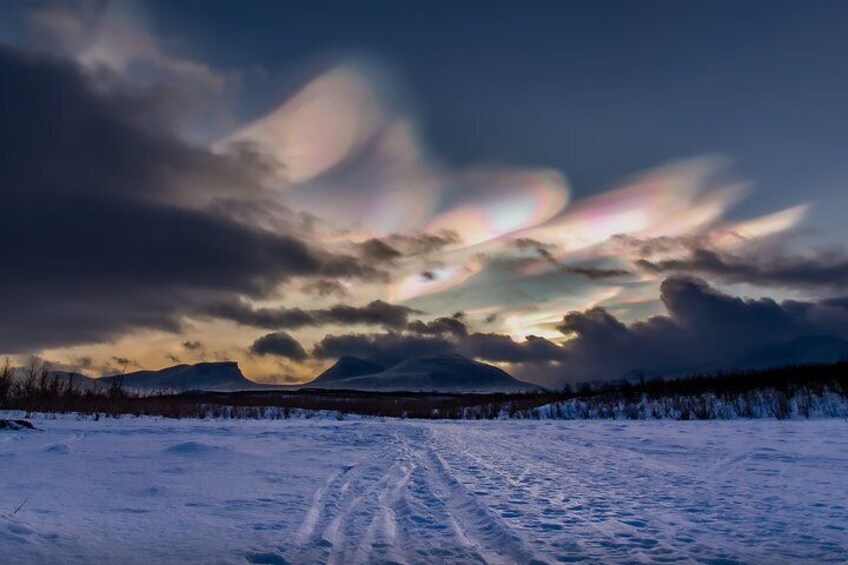 Morning hike in Abisko National Park