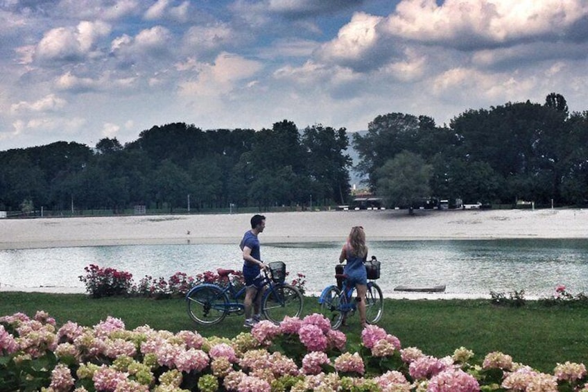 Stop by the lovely lake