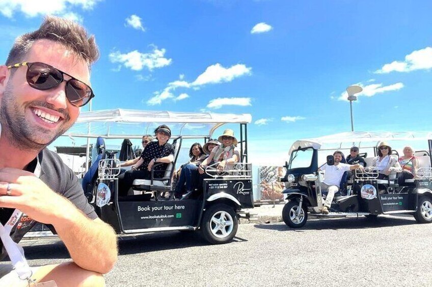 True 4Hour/Half day TukTuk Tour of Lisbon - Local Overview!