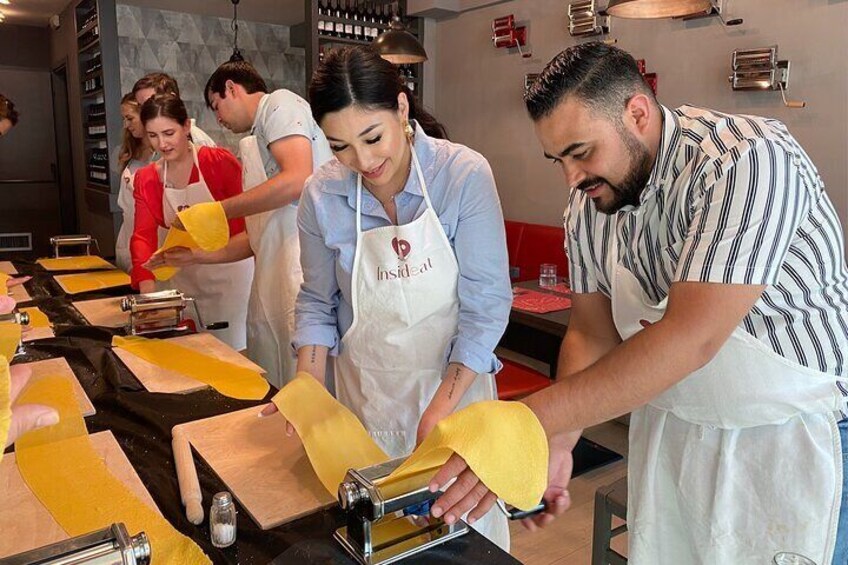 Become a Masterchef in Rome: Pasta, Ravioli and Tiramisù Class 