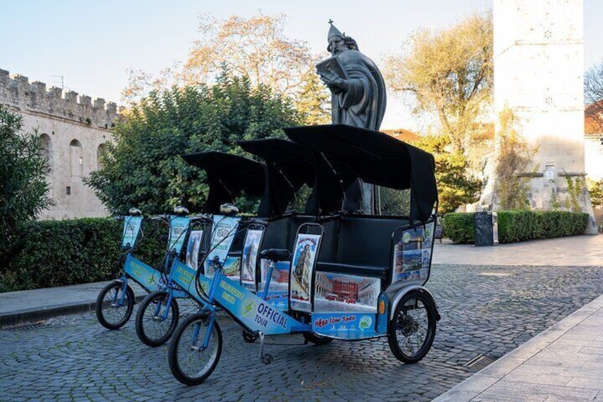 Split Tour in Private Electric Rickshaw