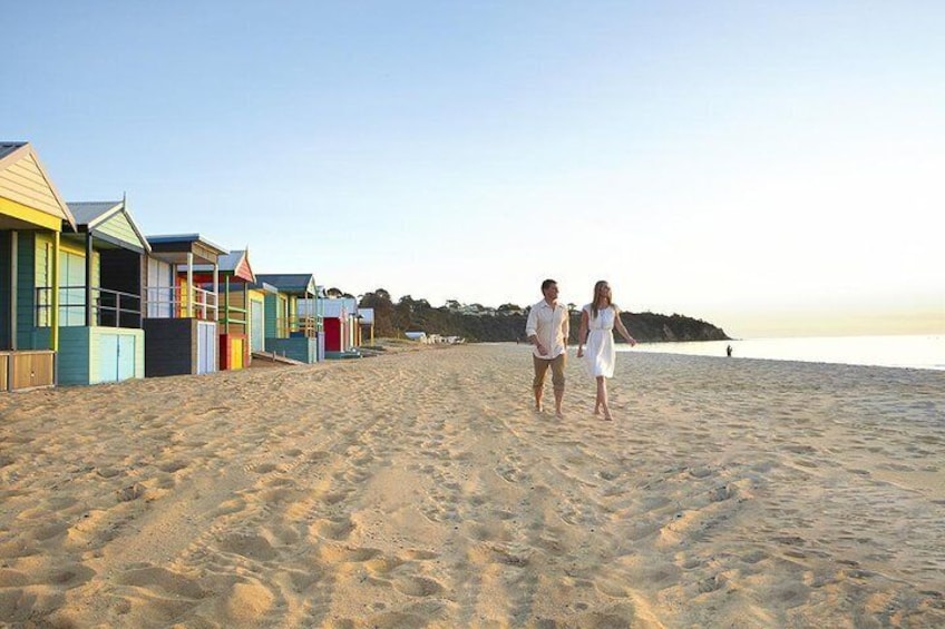 the famous bathing boxes of the peninsula