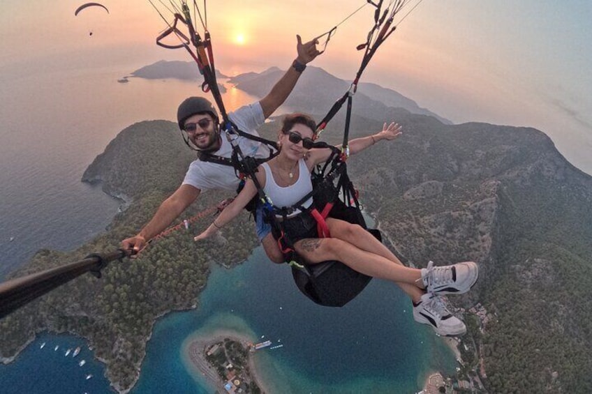 enjoy the view with paragliding