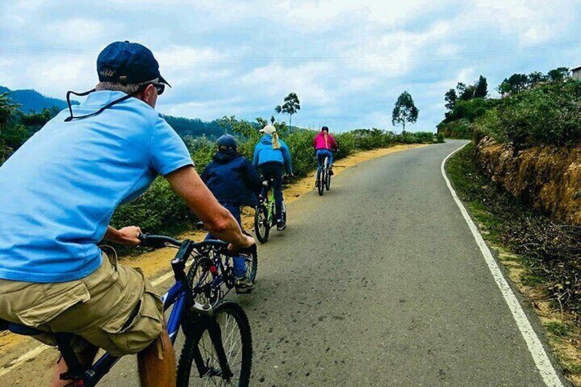 Cycling in Nuwara Eliya City