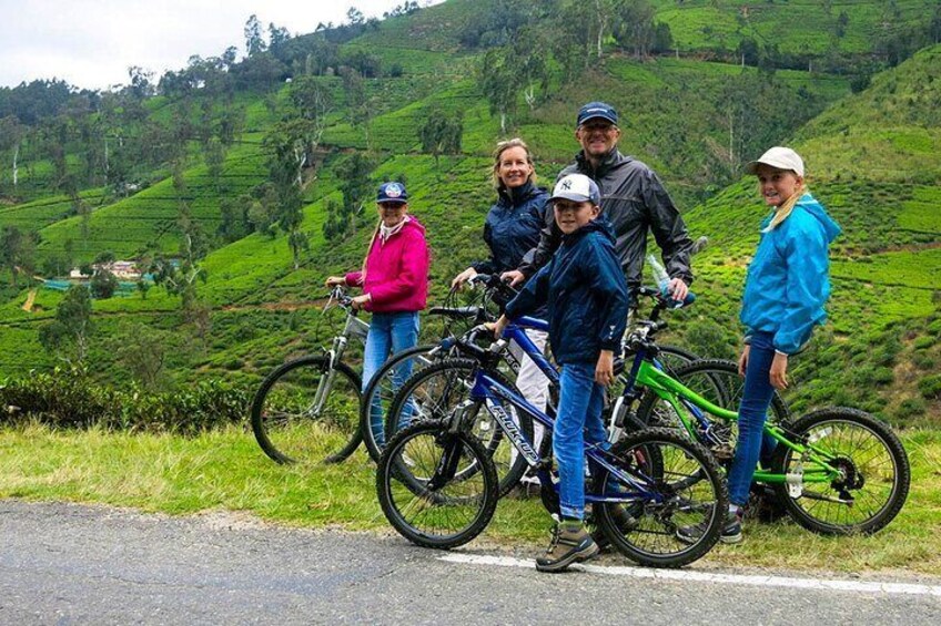 Cycling in Nuwara Eliya City