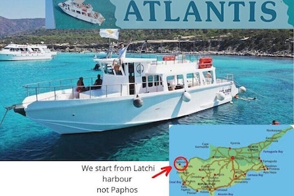 Blue Lagoon Cruise with sightseeing departing from LATCHI HARBOUR. Postcode...