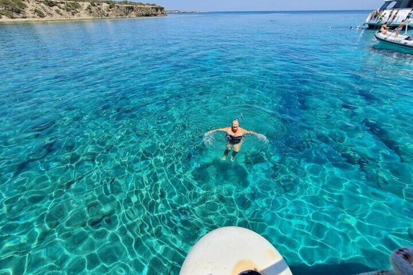 Blue Lagoon Cruise with sightseeing departing from LATCHI HARBOUR. Postcode 8840