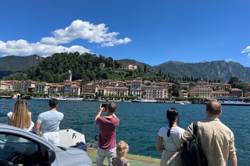 Arriving in Bellagio 