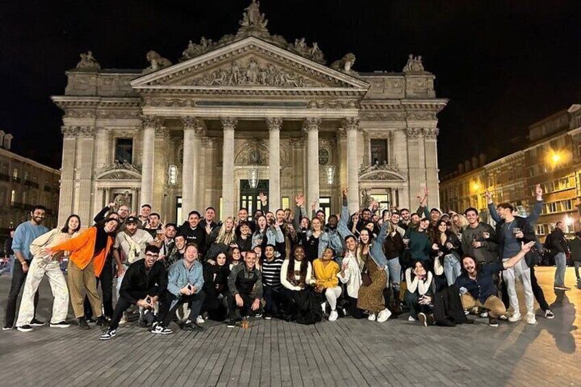 pub crawl group picture