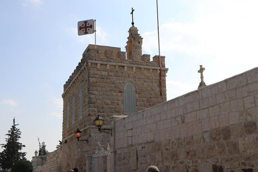 The milk grotto church of Bethlehem - Walking in the old city of Bethlehem 