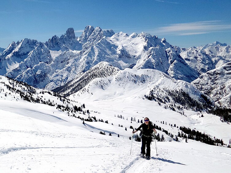 Show item 1 of 6. Snowshoe Tour in the Dolomites near Cortina (1 day)